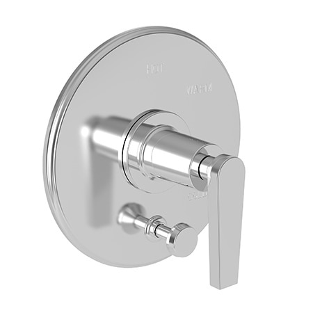 NEWPORT BRASS Balanced Tub & Shower Diverter Plate With Handle in Polished Nickel 5-2972BP/15